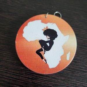 New Wooden African Earrings